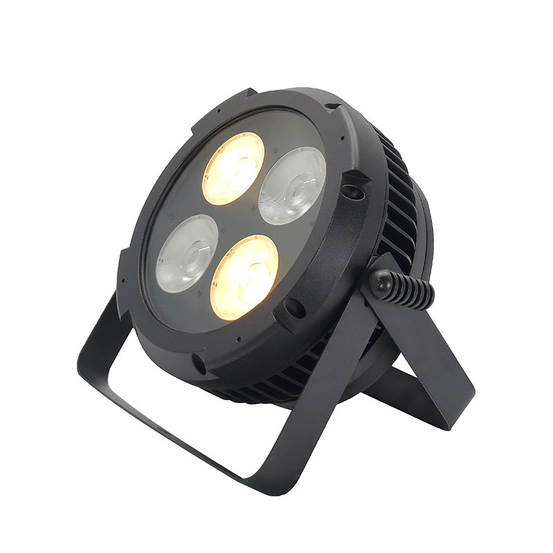 Waterproof Par Can 4x100w COB CW+WW Face Front light